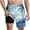 #1, variant on XUNKUSGA Mens Swim Trunks Fashion Tropical Hawaiian Printed Shorts Men with Compression Liner Lightweight Quick Dry Drawstring Elastic Waist Swim Trunks Men,Blue,S