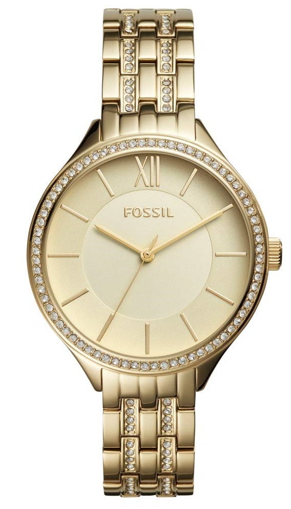 Fossil Suitor Crystals Glitz 36mm Gold 