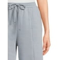 thumbnail image 4 of Self Esteem Juniors Wide Leg Fleece Cargo Pants, Sizes XS-XL, 4 of 5