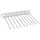 thumbnail image 4 of 10x brochetas para freidora de aire, brochetas reutilizables para pollo, superficie lisa, brochetas duraderas para barbacoa, palos para brochetas DYNWAVEMX Brochetas De Kebab, 4 of 8