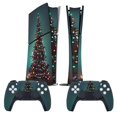 thumbnail image 2 of Skin Sticker for PS5 Slim Standard PS5 Pro Disc Digital Edition Console and Controllers Decals for Playstation 5 (Christmas Tree Light ,PS5 Pro Standard), 2 of 5