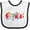 White and Black, variant on Inktastic Science Science Shapes Boys or Girls Baby Bib