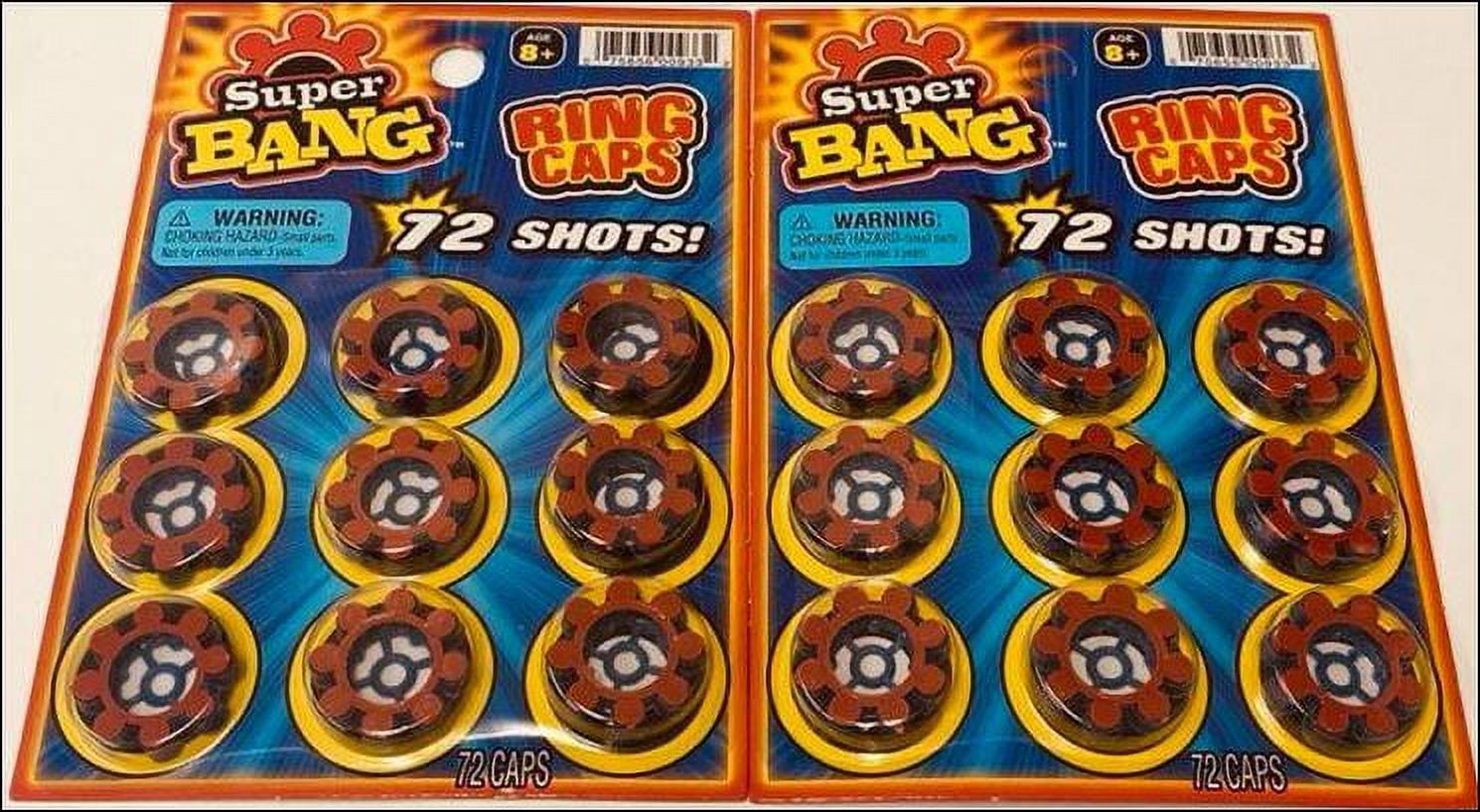 JA-RU Super Bang 8 Shot Ring Caps 6-Pack – 432 Shots Total  – Toy Cap Gun Refills