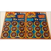 JA-RU Super Bang 8 shot Ring Caps Refill 432 Shots 72 Shots Per Pack Lot 6 packs