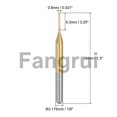 thumbnail image 4 of For 10pcs Titanium Coat Carbide For Pcb Machine 18 Inch Shank, 4 of 4