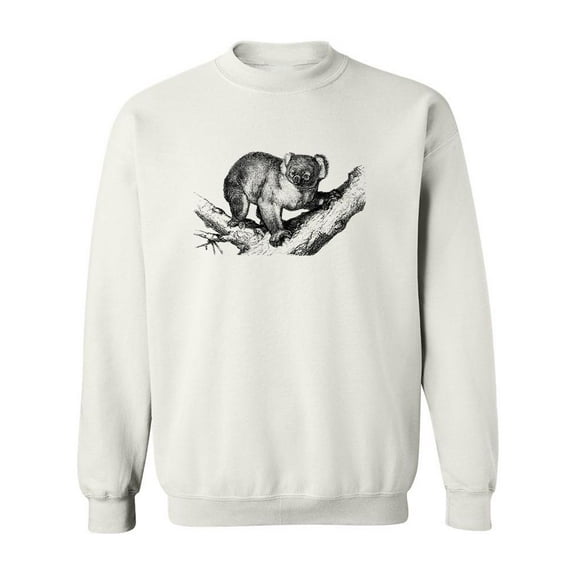 Koala Pencil Drawing Sweatshirt Men -Image by Shutterstock, Male Large
