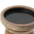 thumbnail image 6 of Mainstays Decorative Wood Pillar Candleholder, Natural, 6", 6 of 7