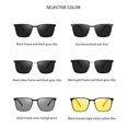 thumbnail image 4 of Newest Polarized Sunglasses Square Frame Men Women Sun Glasses Brand Design Classic Glasses Travel Fishing Cycling Sunglasses, 4 of 5