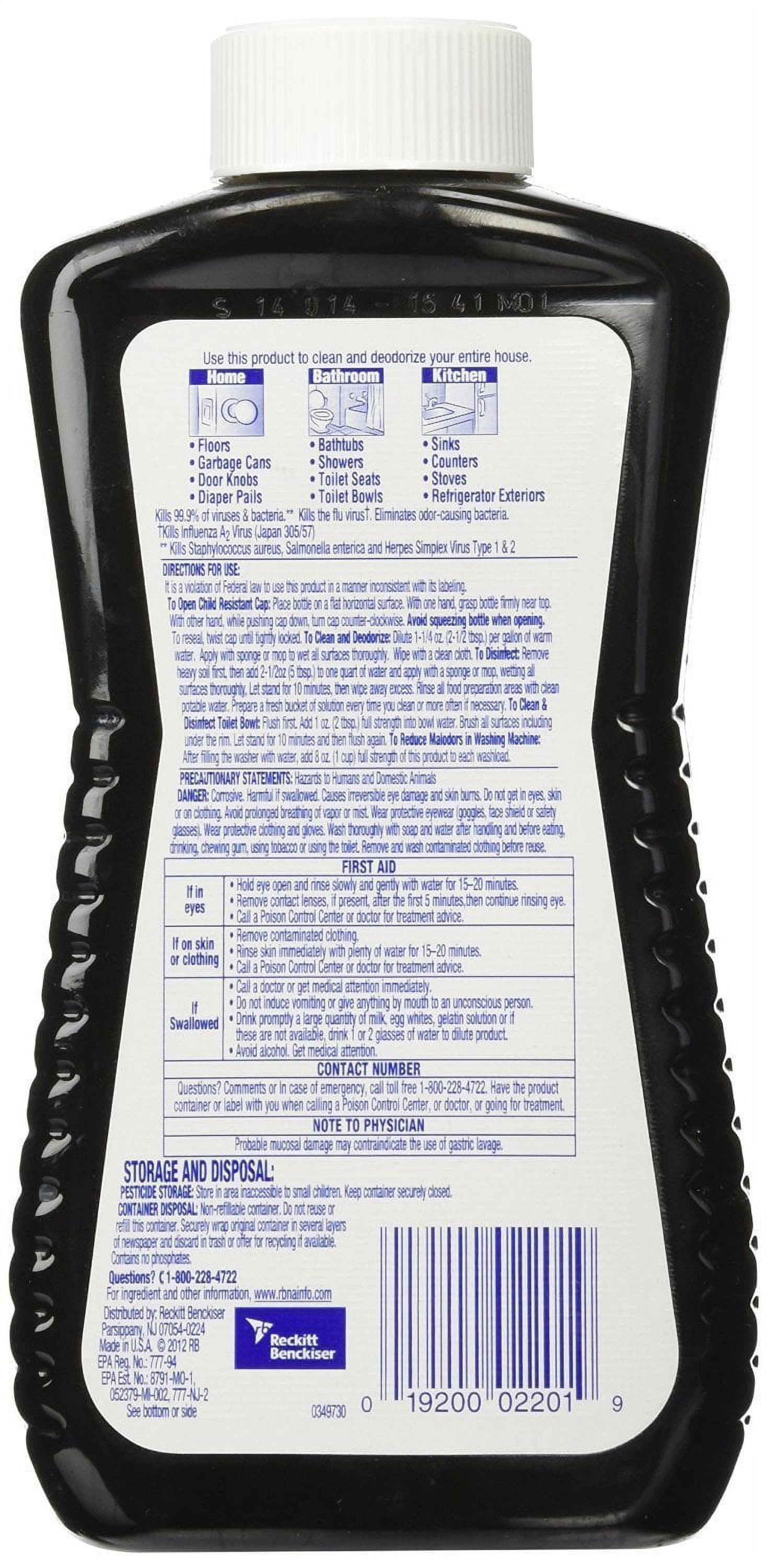 Lysol All Purpose Cleaner Disinfectant Concentrate - Fresh Scent - 3 Pack, 12 oz Each