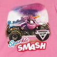 thumbnail image 5 of Monster Jam Sparkle Smash T-Shirt and French Terry Dolphin Shorts Outfit Set Logo Toddler to Big Kid, 5 of 5