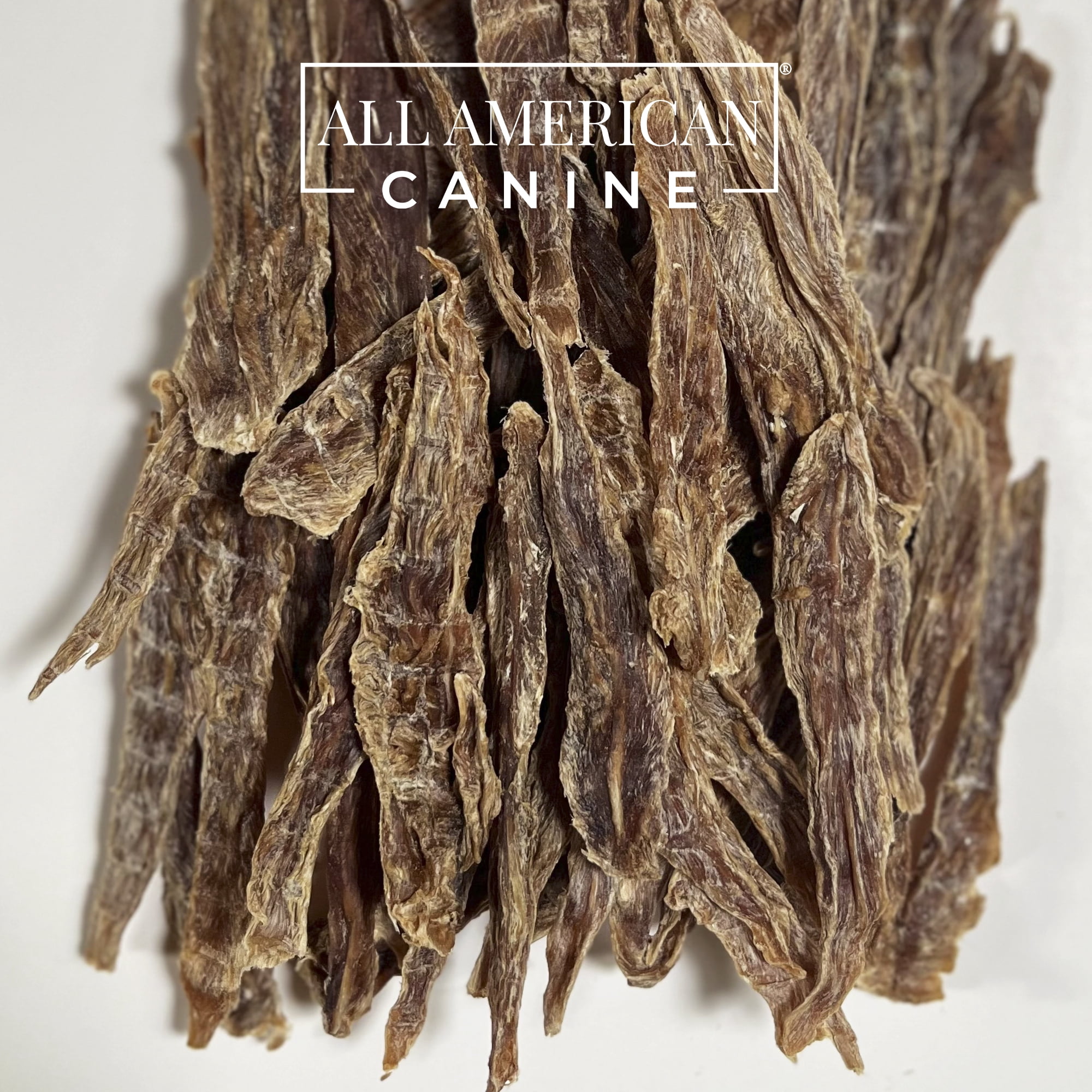 All American Canine Duck Jerky for Dogs, 8 oz Bag