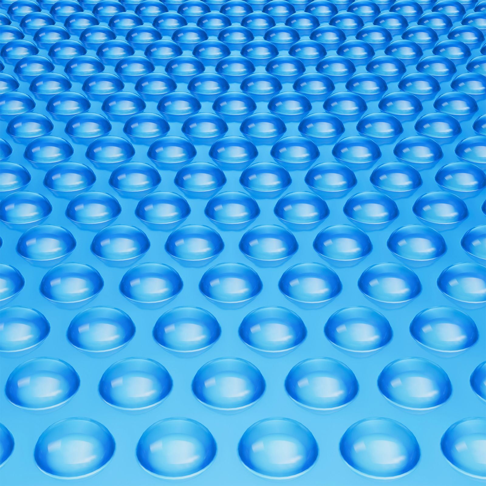 Solar Pool Cover, 32 x 16 ft Rectangle Solar Blanket for Pools, Inground Above Ground Swimming Pool Solar Cover, 16 mil Solar Covers, Blue
