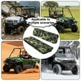 thumbnail image 5 of Uorisanigo UTV Front Bench Seat Cover Compatible with Kawasaki Mule 3000 3010 3020, Non-Slip Green Camouflage Horse Mule Padded Protector with Elastic Band, UTV Pioneer Seat Accessories, 5 of 7