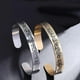 thumbnail image 3 of Classic Stainless Steel Bracelet Islamic Muslim Quran Verse Bracelet Men s Arabic Jewelry Gift, 3 of 5