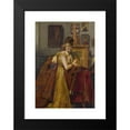 thumbnail image 2 of Alfred Stevens 18x24 Black Modern Framed Museum Art Print Titled - Ball Toilet, 2 of 5