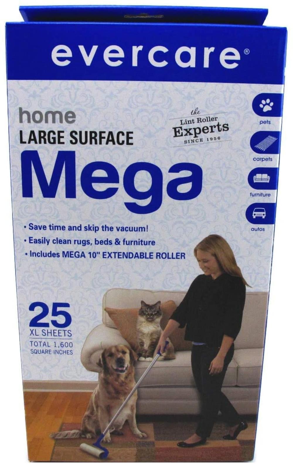 OPENBOX Evercare Mega Cleaning Roller With 3-foot Extendable Handle 25 Sheets for sale online 
