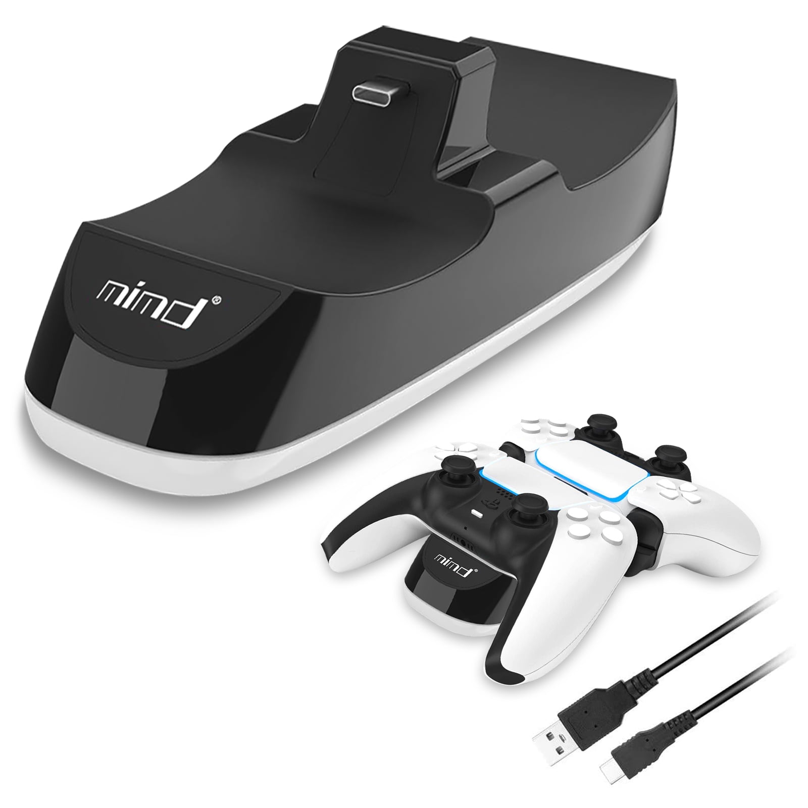 Controller Charger Fit for PS5 Controller, EEEkit Dual Charging Dock