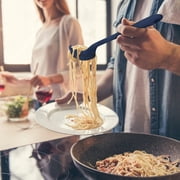 GIR Get It Right Silicone Spaghetti Spoon, Nonstick Safe Heat-Resistant Silicone Kitchen Tool for Cooking, Straining and Serving, 13 in, Studio White