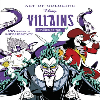 Art of Coloring: Art of Coloring: Disney Villains (Paperback)