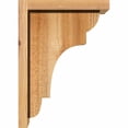 thumbnail image 3 of 8"W x 10"D x 14"H New Brighton Rough Sawn Corbel w/Backplate, Western Red Cedar, 3 of 9