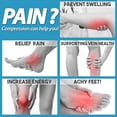thumbnail image 2 of 6 Pairs Compression Socks for Women & Men for Nurses, Running, Hiking, Recovery(S/M), 2 of 6