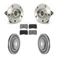 thumbnail image 1 of Transit Auto Front Hub Bearing Assembly Coated Disc Brake Rotors and Semi-Metallic Pads Kit for Car 2005-2007 Volvo V70 R with 305mm Diameter Rotor KBB-104008, 1 of 11