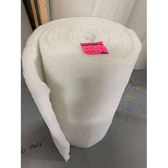 Galaxy Supply Inc. Bonded Dacron Upholstery Grade Polyester Batting, 1" x30"x10 Yards. Note 1" Thickness Before Vacuum Transport