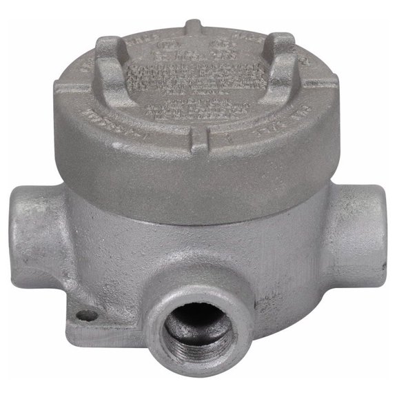 Crouse-Hinds EAJT49, 1-1/4"" Hub, Iron, Explosionproof Conduit Outlet Box, 1 pc