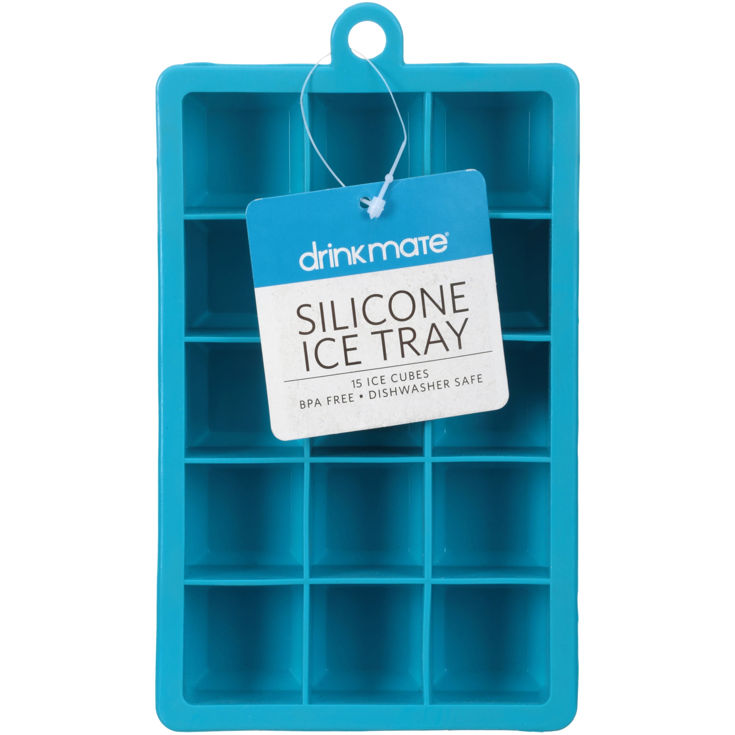 DrinkMate® Silicone 15 Section Ice Tray, Blue