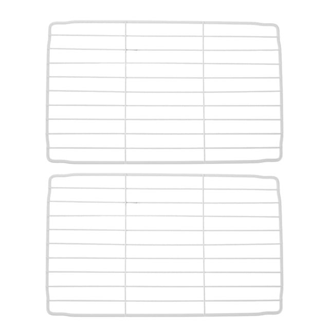 GOOHOCHY 2 estantes de repuesto para refrigerador: rejillas de alambre para congelador comercial - Estantes metálicos utilitarios para refrigerador comercial, color blanco
