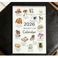 thumbnail image 6 of Bucket List Calendar 2026 - 12 Month Wall Calendar DIY Inspirational Motivational Home & Office Great Gifts for Women Friends, 6 of 8