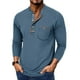 thumbnail image 1 of pstuiky mangas largas para hombre, Cárdigan informal de color liso para hombre, con botones, bolsillo y mangas largas y cuello redondo salir tops m, 1 of 7