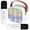 white, variant on Mini Karaoke Machine with 2 Wireless Microphone Portable Bluetooth Speaker for Kids and Adults Best Gifts Birthday Party