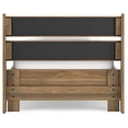thumbnail image 4 of Signature Design by Ashley Deanlow Twin Mid-Century Panel Headboard, Honey Brown, 4 of 5