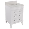 thumbnail image 7 of Eleanor 24" Bathroom Vanity with White Cabinet and Engineered Marble Top, 7 of 7