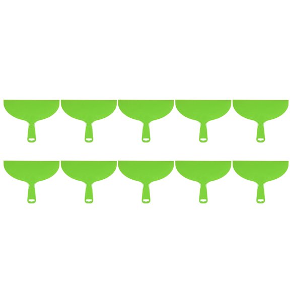 Unique Bargains 10packs Putty Scraper 10' Flexible Plastic Putty Knife for Taping Painting
