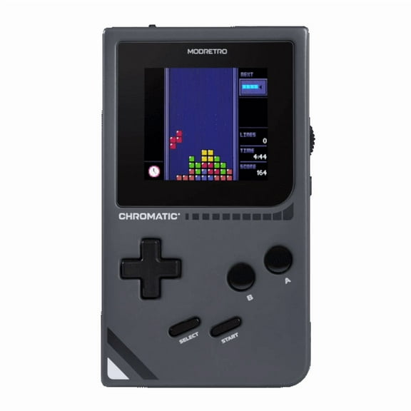 ModRetro Chromatic Midnight   TETRIS Game Bundle | Game Boy® Compatible Console