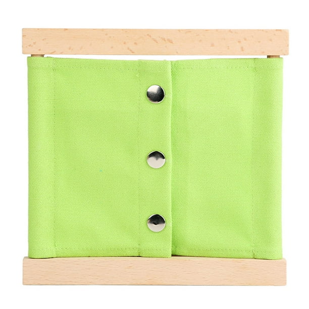 Sorrowso Wooden Busy Board Shoelace/Zipper/Button Board Game for