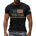 thumbnail image 5 of Mens US 250th Anniversary T Shirt Short Sleeve Round Neck Top American Flag July 4th Patriotic T-Shirt Summer Basic Tees, 5 of 5