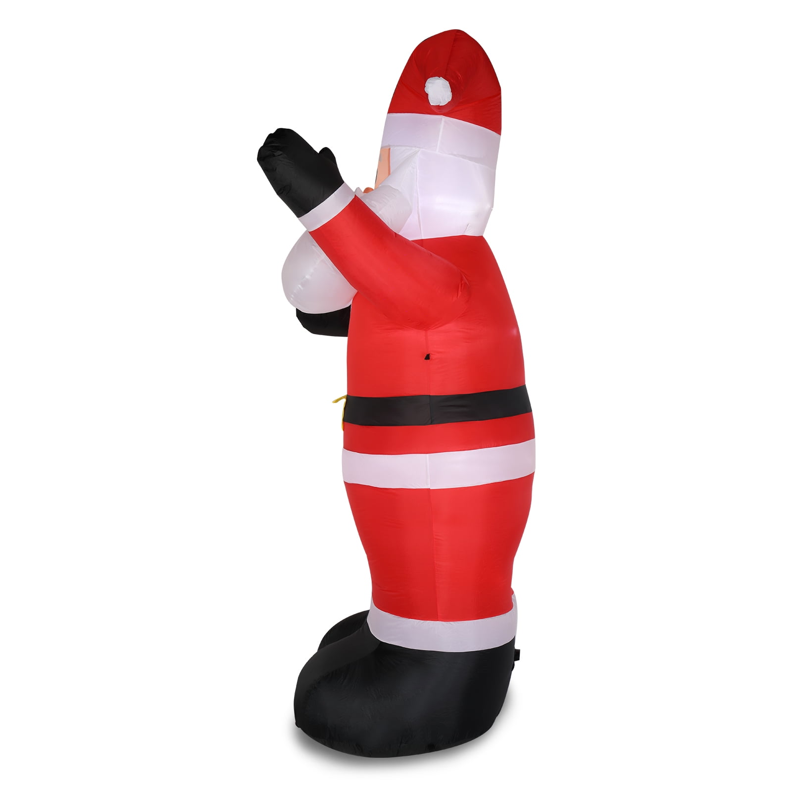 Resenkos 8 FT Giant Christmas Inflatables Santa Claus Decorations, Blow Up Santa Claus with 4 String Lights for Yard Garden Lawn Porch Xmas Holiday Party