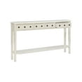 thumbnail image 6 of Linon Sadie Long Console Table with 4 Drawers and Shelf in Distressed Cream Wood, 6 of 14