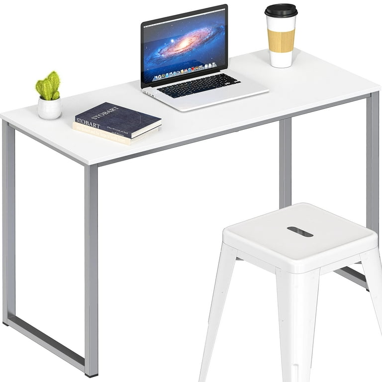 SHW Home Office 32-Inch Computer Desk White
