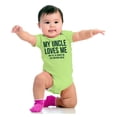 thumbnail image 4 of Uncle Loves Me Bought This One Piece Romper Boys or Girls Infant Baby Brisco Brands 6M, 4 of 7