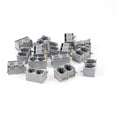 thumbnail image 1 of Conector modular PCB RJ12 6P6C de 15 piezas, gris, puertos duales sin blindaje, 1 of 1