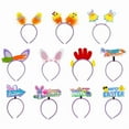 thumbnail image 6 of Easter Headband Easter Bunny Ears Headband Easter Party Decoration Easter Birthday Party Favors for Kids Adults Gifts, 6 of 10