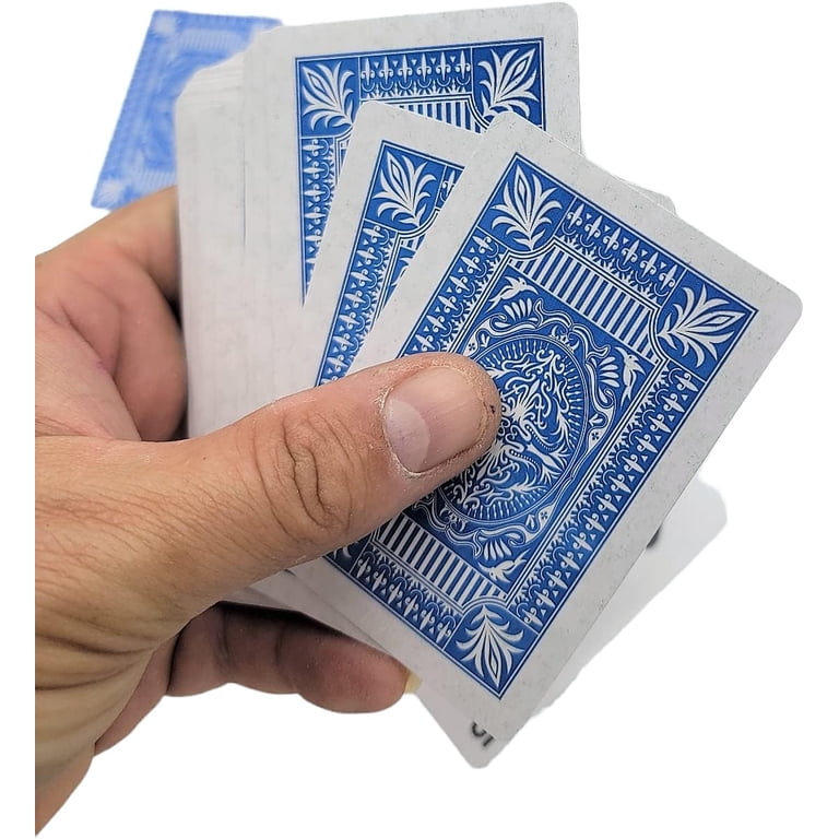Economy Playing Cards 6 Decks (3 Red and Blue 3 Decks) 2.3/8