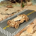thumbnail image 2 of 3D Wooden Puzzles for Adults Mechanical Models Kits to Build (Grand Prix Car), 2 of 5