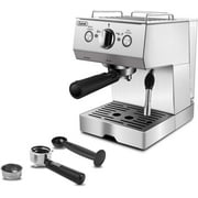 Gevi Stainless Steel 15 Bar Espresso Machine 2 Shot Pump Cappuccino Maker with Foaming Milk(Refurbished-Like New)