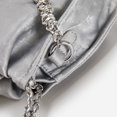 thumbnail image 4 of Bolso Tipo Cubo Hombro Diseñador Fruncido Con Cadena para Axila, 4 of 9