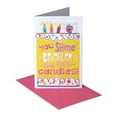 thumbnail image 3 of American Greetings Candles Birthday Card for Girl with Stickers, 3 of 4